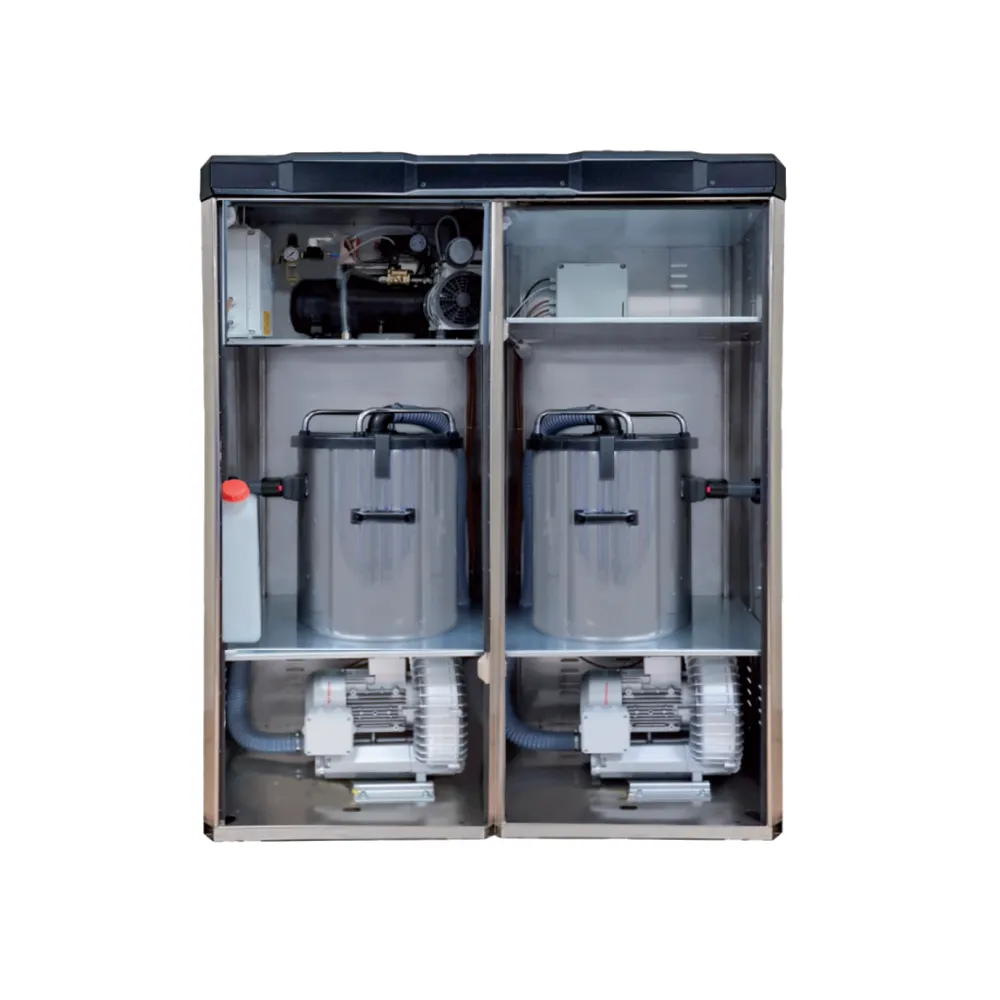 Sistemi combinati per autolavaggio self-service aspirapolvere e lava-interni a schiuma